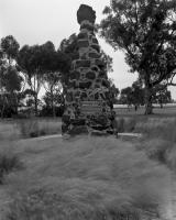 Burke and Wills Monument, Macarthur Road. Silver gelatin photograph