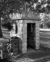 Sentry Box, Brens Drive. Silver gelatin photograph